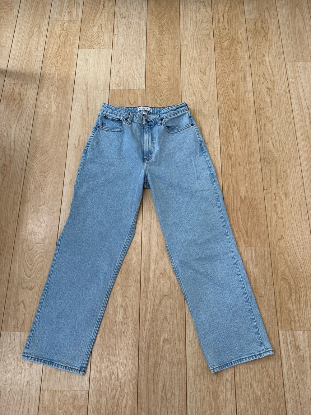 Abercrombie & Fitch Light Blue Straight Leg Jeans